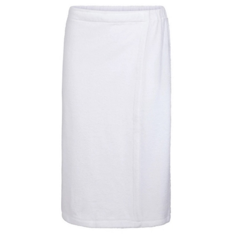 SKIMS TERRY COVER-UP LONG WRAP SKIRT NWT - SNOW